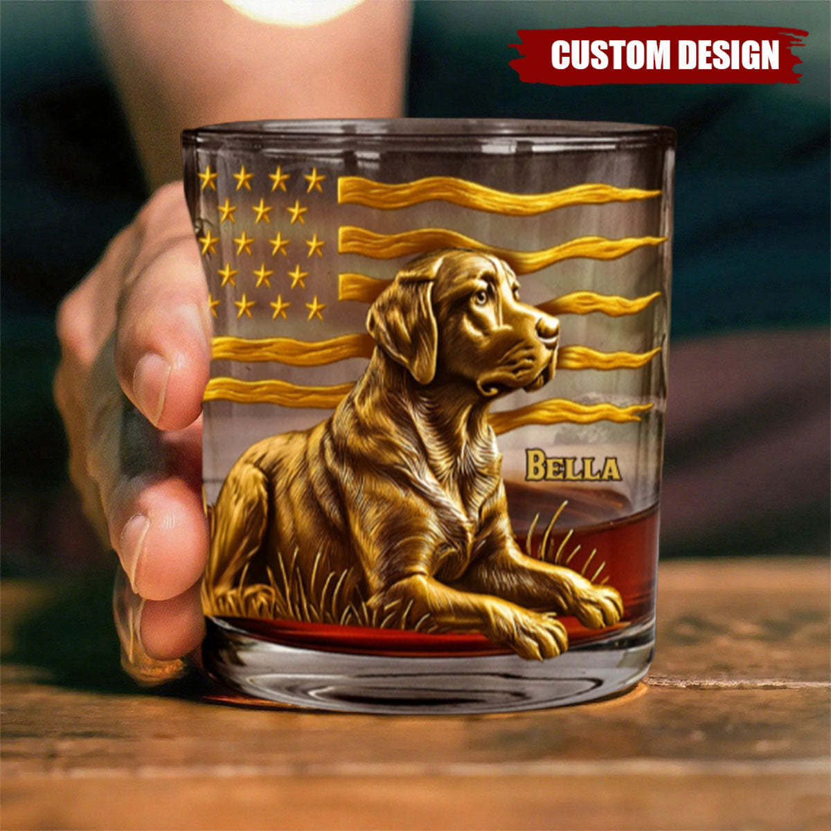 Any Dog Breeds, Gift For Dog Lovers - Personalized Dog Whiskey Glass