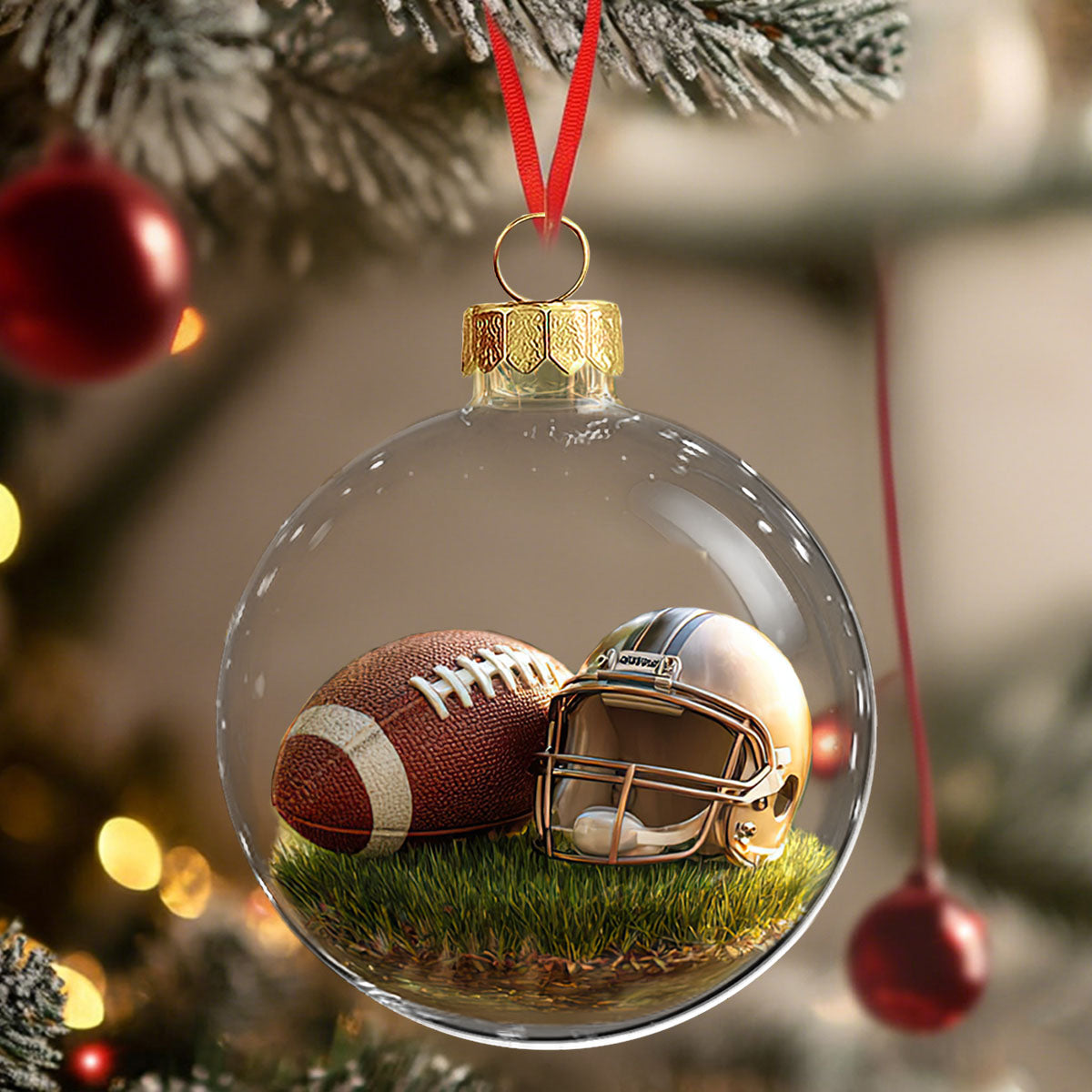Sports Holiday Ornament - Football