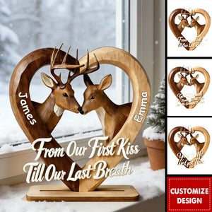 Personalized You & Me Wooden Plaque  - Gift For Couple