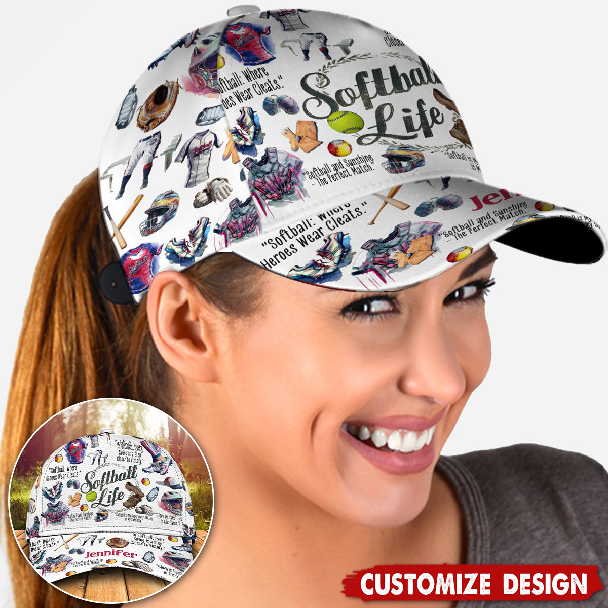 Softball Life - Personalized Softball Classic Cap