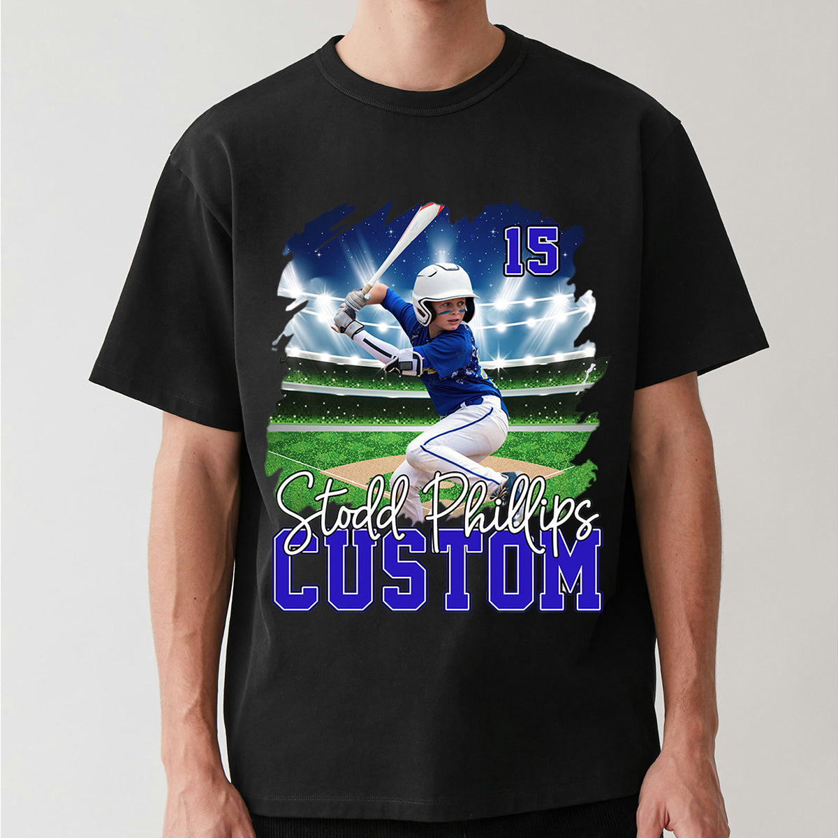 Personalized Photo Sports Shirt - Gift For Baseball,Basketball,Football,Ice Hockey,Softball Lovers