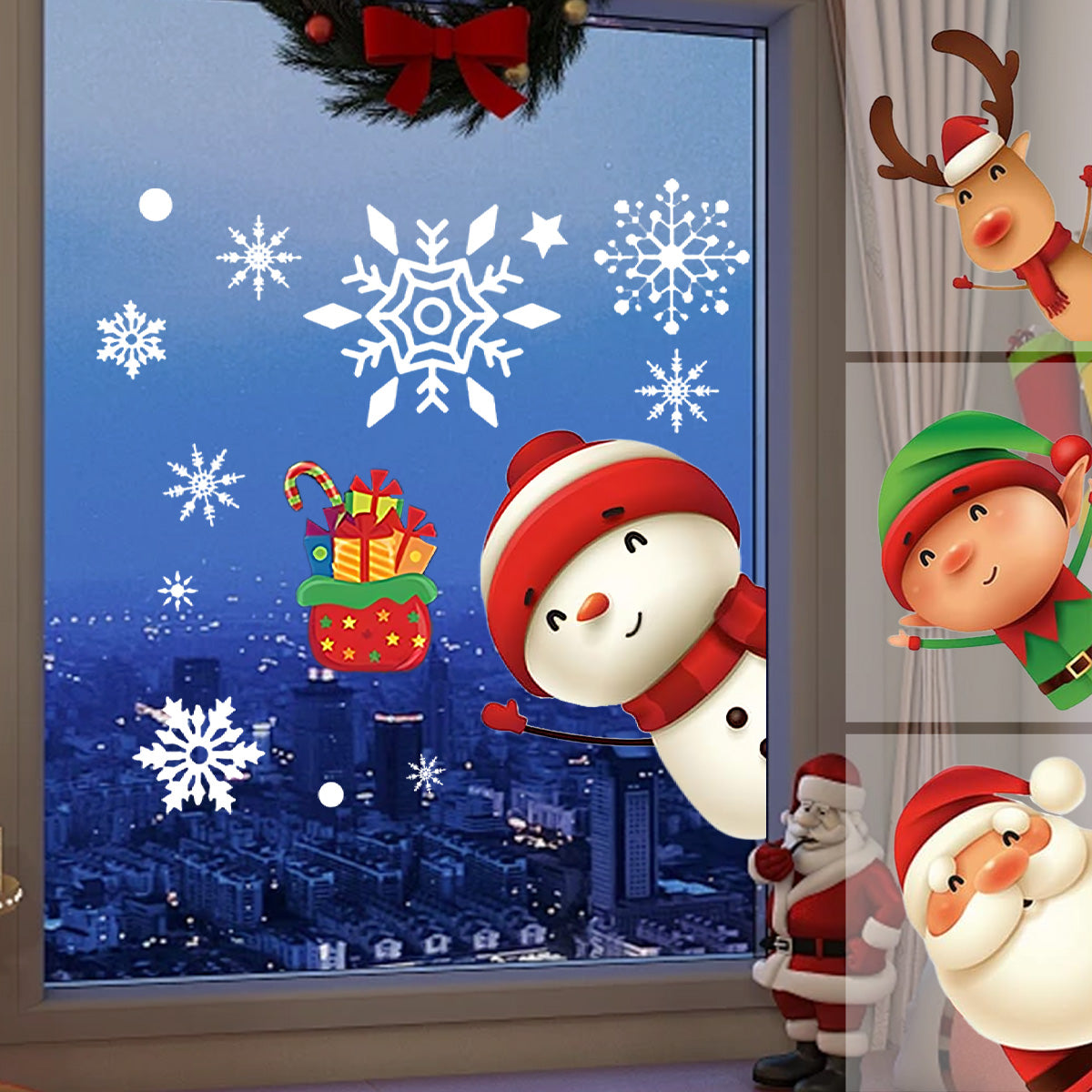Christmas Decal,Sticker - Window Decoration Gifts