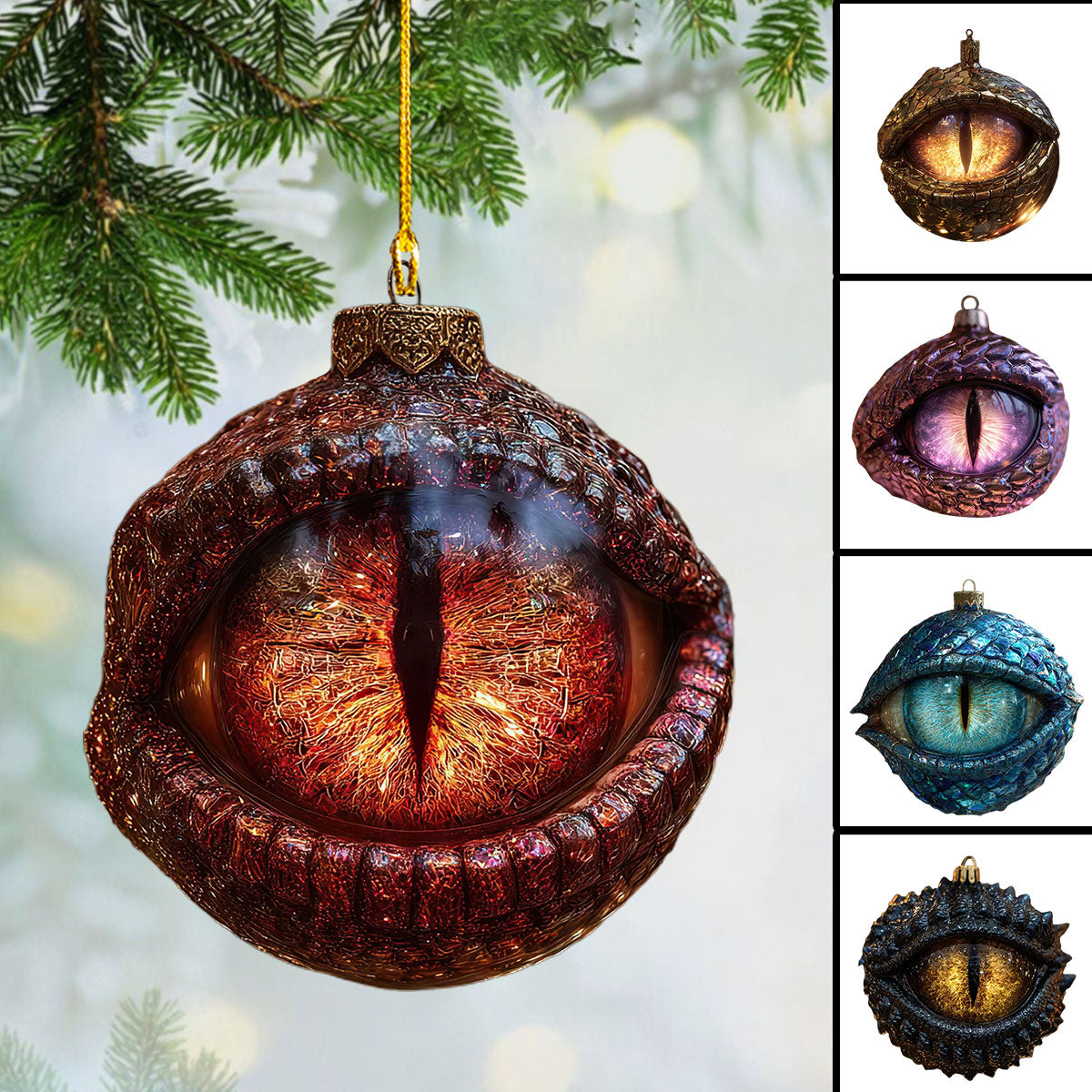 Dragon Eye Christmas Ornament