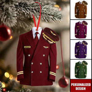 Personalized Pilot Uniform Ornament-Gift For pilot