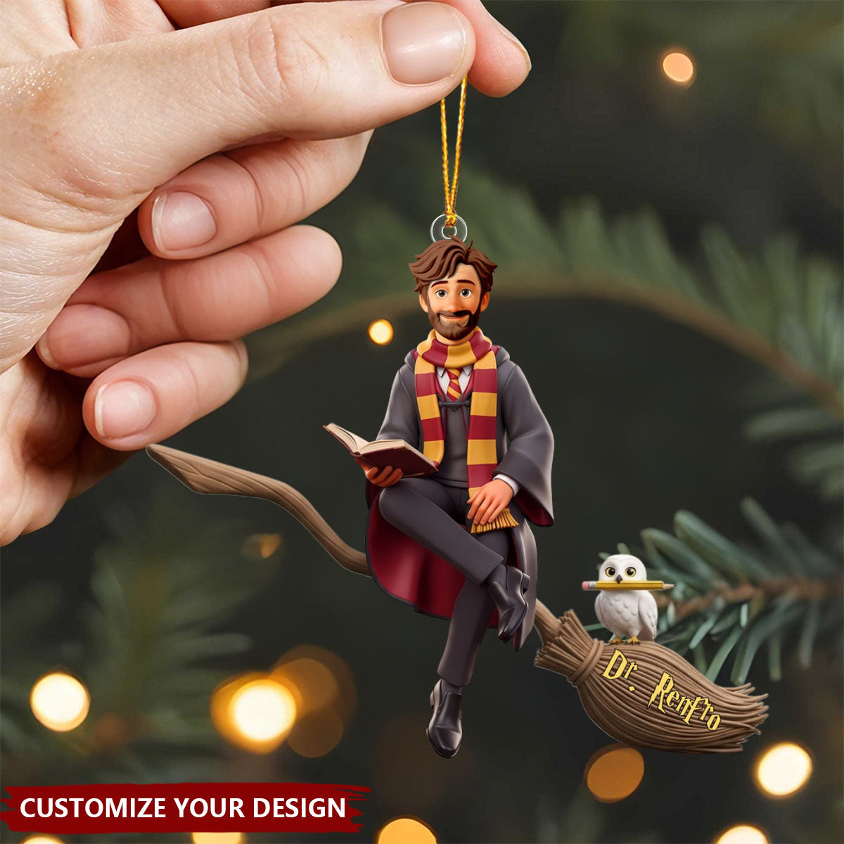 Magic Witch - Personalized Witch Christmas Ornament Gifts For Witch Lovers