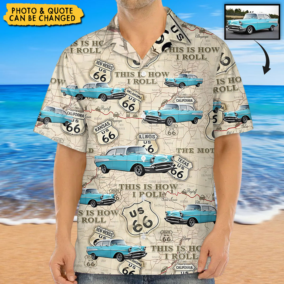 This Is How I Roll - Personalized Hawaiian Shirt
