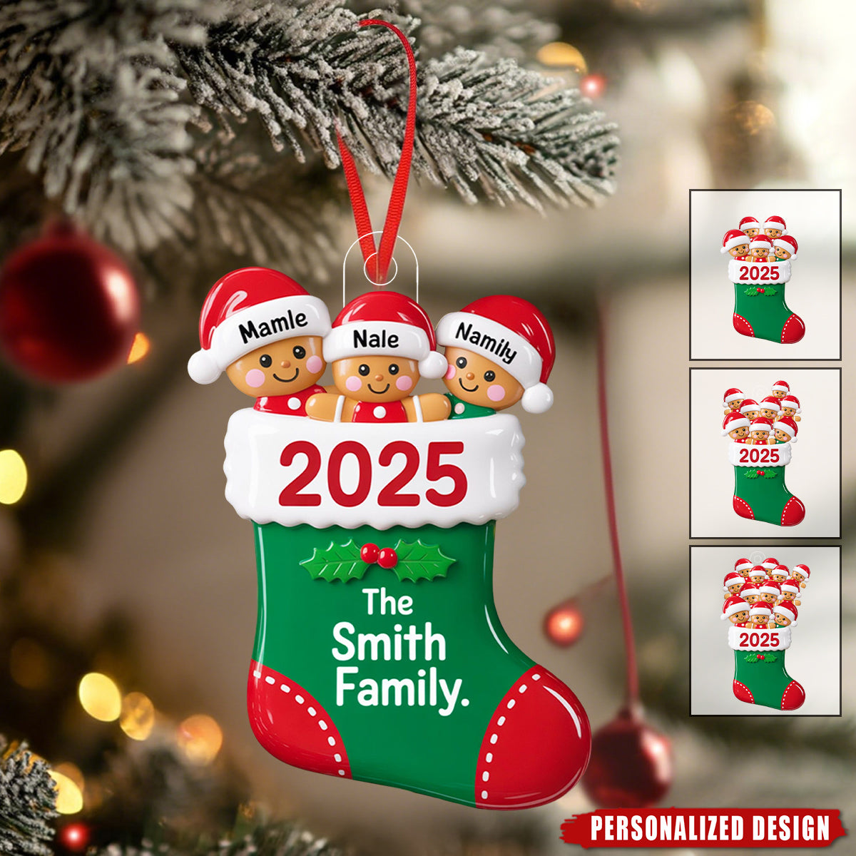 Personalized New Family Ornament 2025