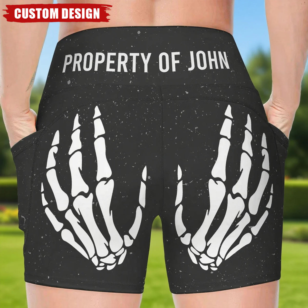 Property Of - Personalized Women's Workout Shorts