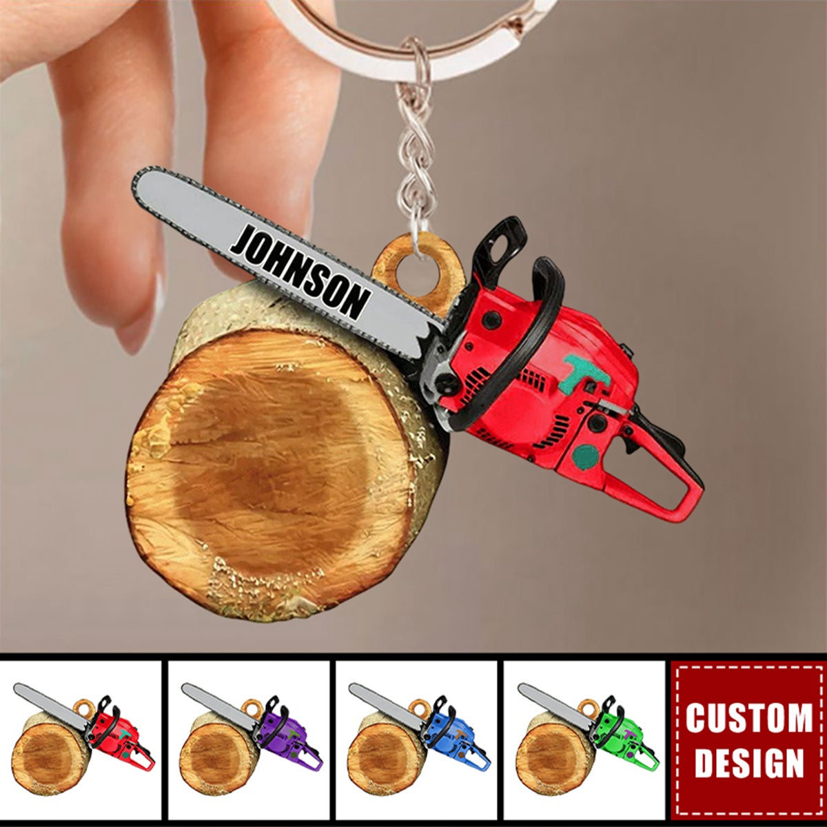 Personalized Arborist Keychain-Gift For Tree Trimmer-2025 New Release
