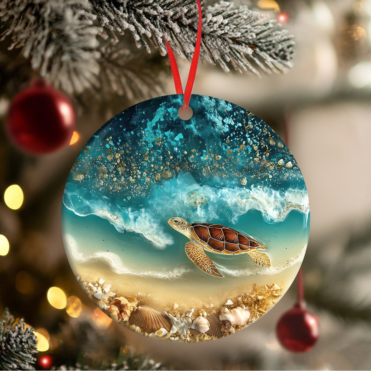 Ocean Turtle Ornament