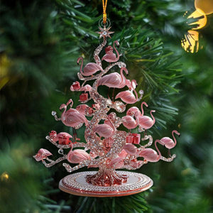 Flamingo Christmas Tree Ornament-2025 New Release