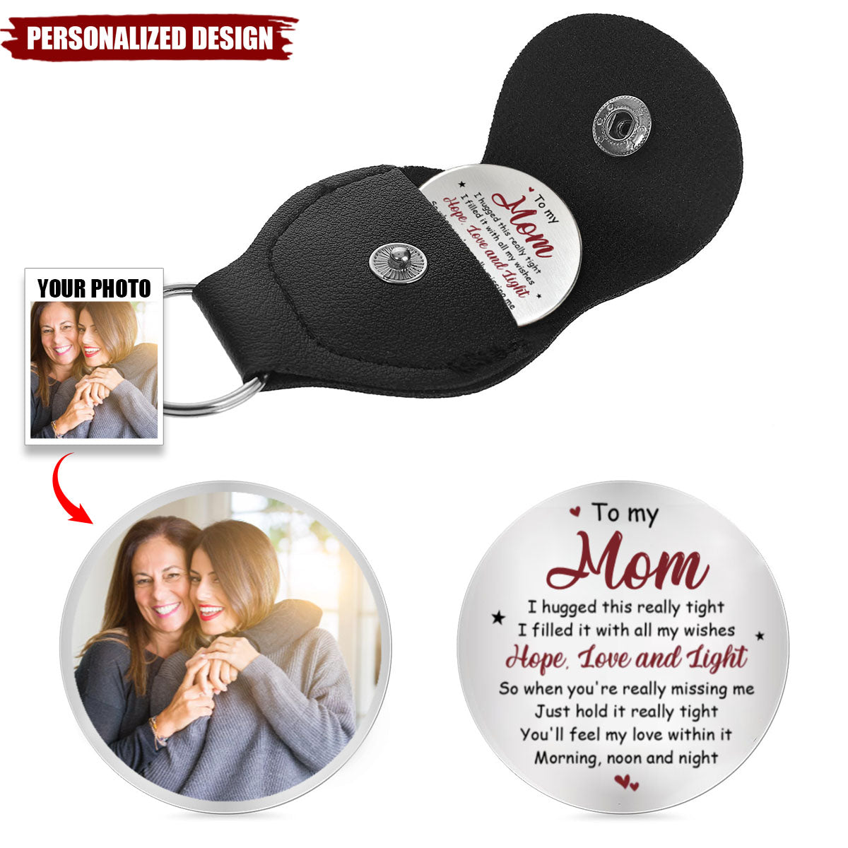 I Love You And I’m So Proud Of You-Personalized Pocket Hug-Gift For Family