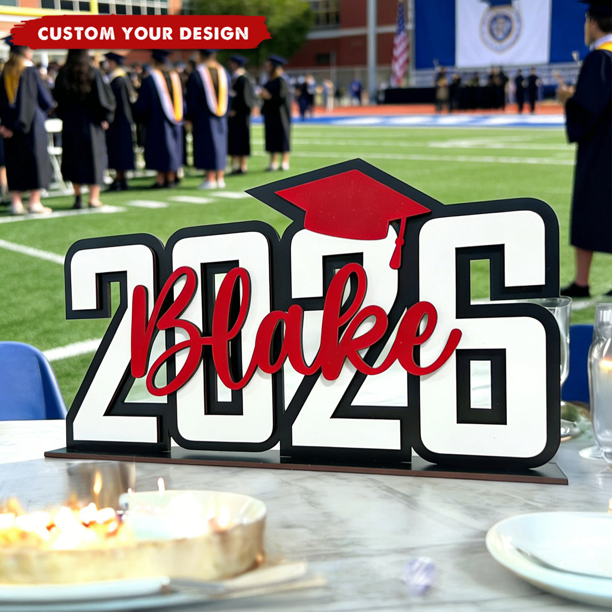 Class of 2026 Photo Personalized  Acrylic Plaque, Grad Gift Unique, Graduation Party Decoration