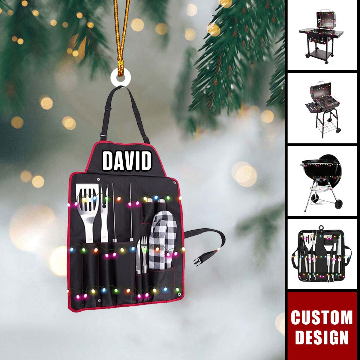 Personalized Barbecue Tool Christmas Ornament-2024 New Release