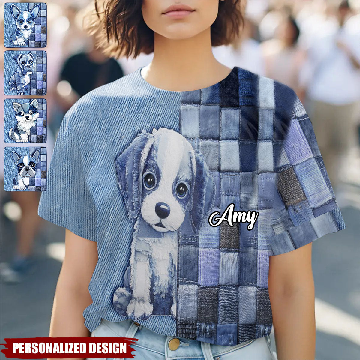 Love Miniature Schnauzer-Personalized Dog All Over Shirt