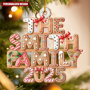 Personalized Family Christmas Ornament 2025-Gift For Family