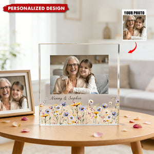 Personalised Acrylic Photo Plaque-Mother's Day Keepsake