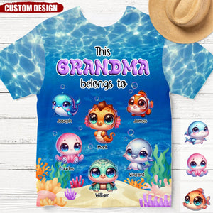 Gift For Grandma This Grandma Belongs To All-over 3D T-Shirt