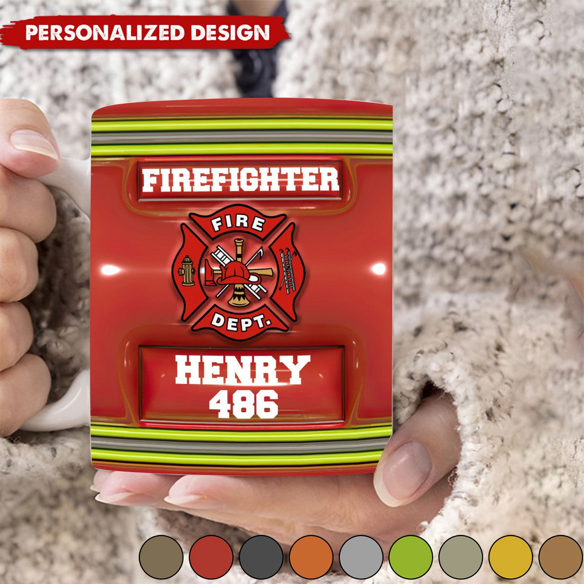 Logo Gifts For Firefighter Coffee-Personalized Mug-Gift For Firefighter