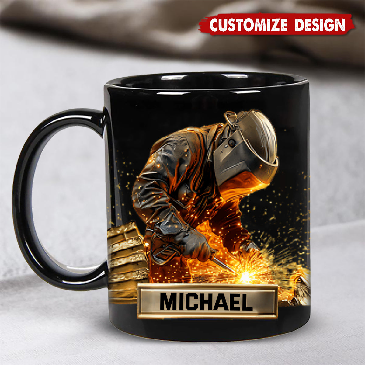 Strong Welder - Personalized Welder Coffee Mug