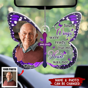 Always With You - Personalized Acrylic Photo Car Ornament