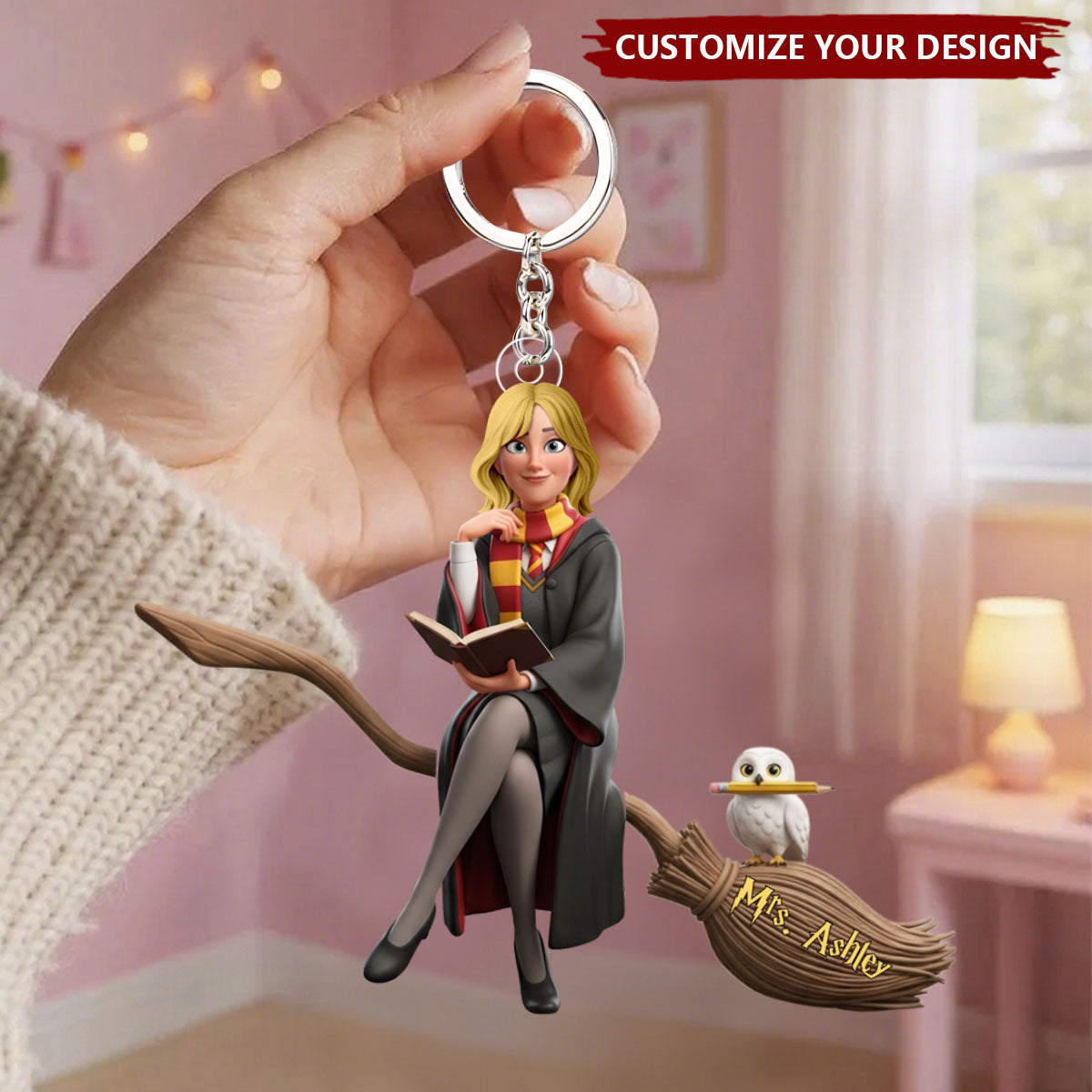 Magic Witch - Personalized Witch Keychain Gifts For Witch Lovers