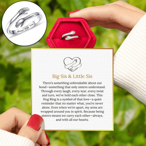 To My Sister-Hug Ring