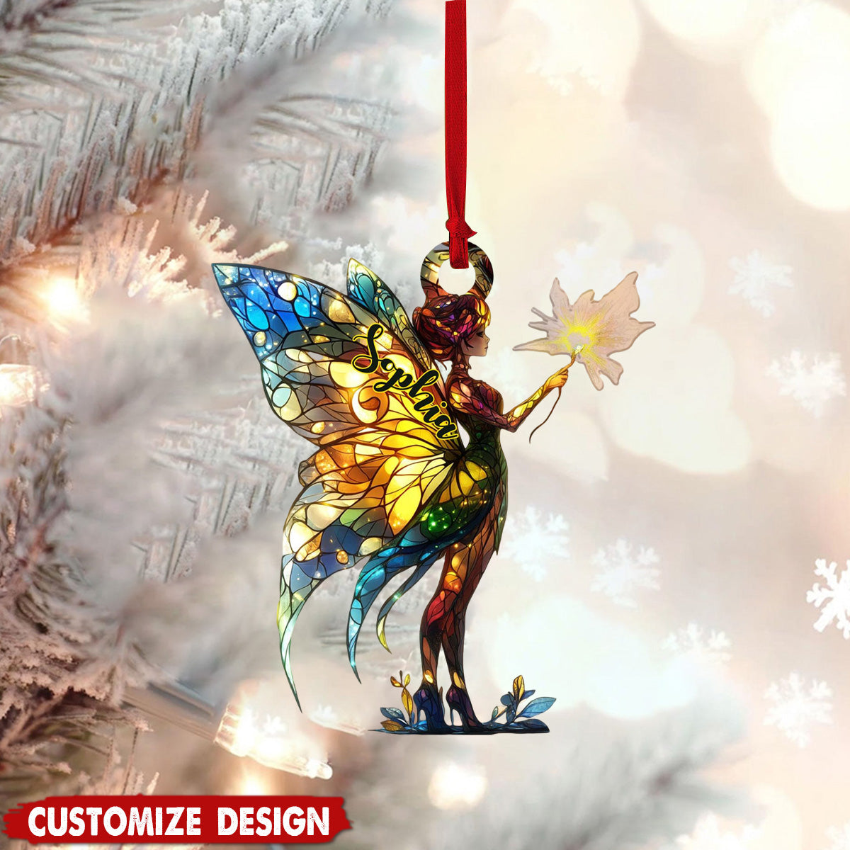 Personalized Fairy Flying Christmas Ornament-2024 New Release