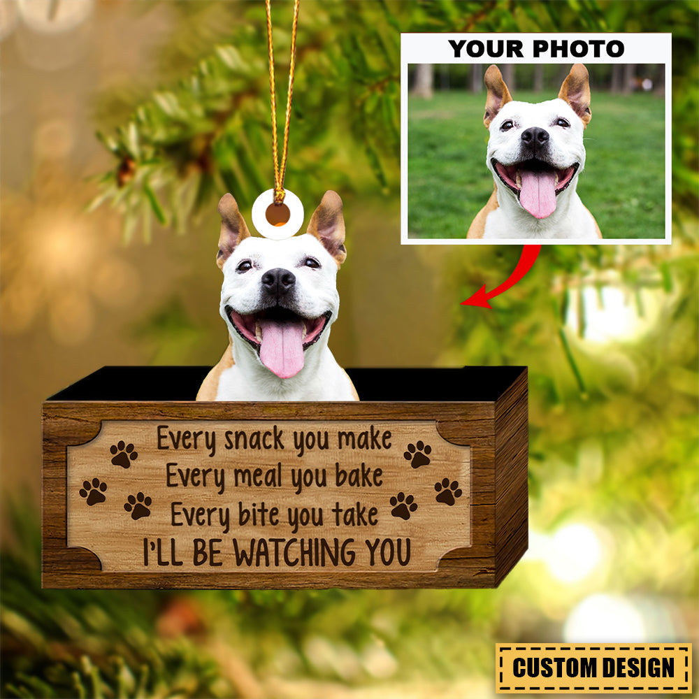 Personalized Photo Acrylic  Ornament - Customize Your Photo - Gift For Pet Lovers