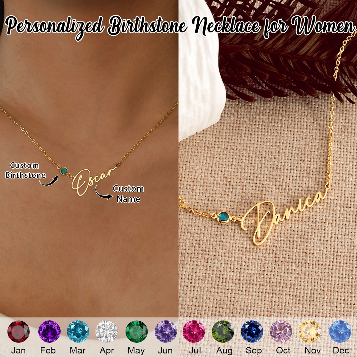 Personalized Name Necklace Gift for Her