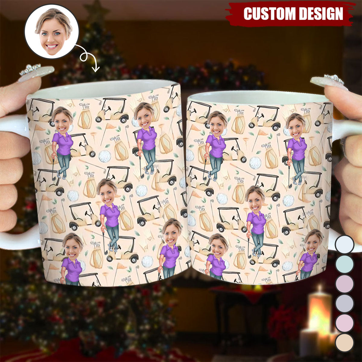 The Best Gift For Golf Dad, Uncle, Husband... - Personalized Golf Mug