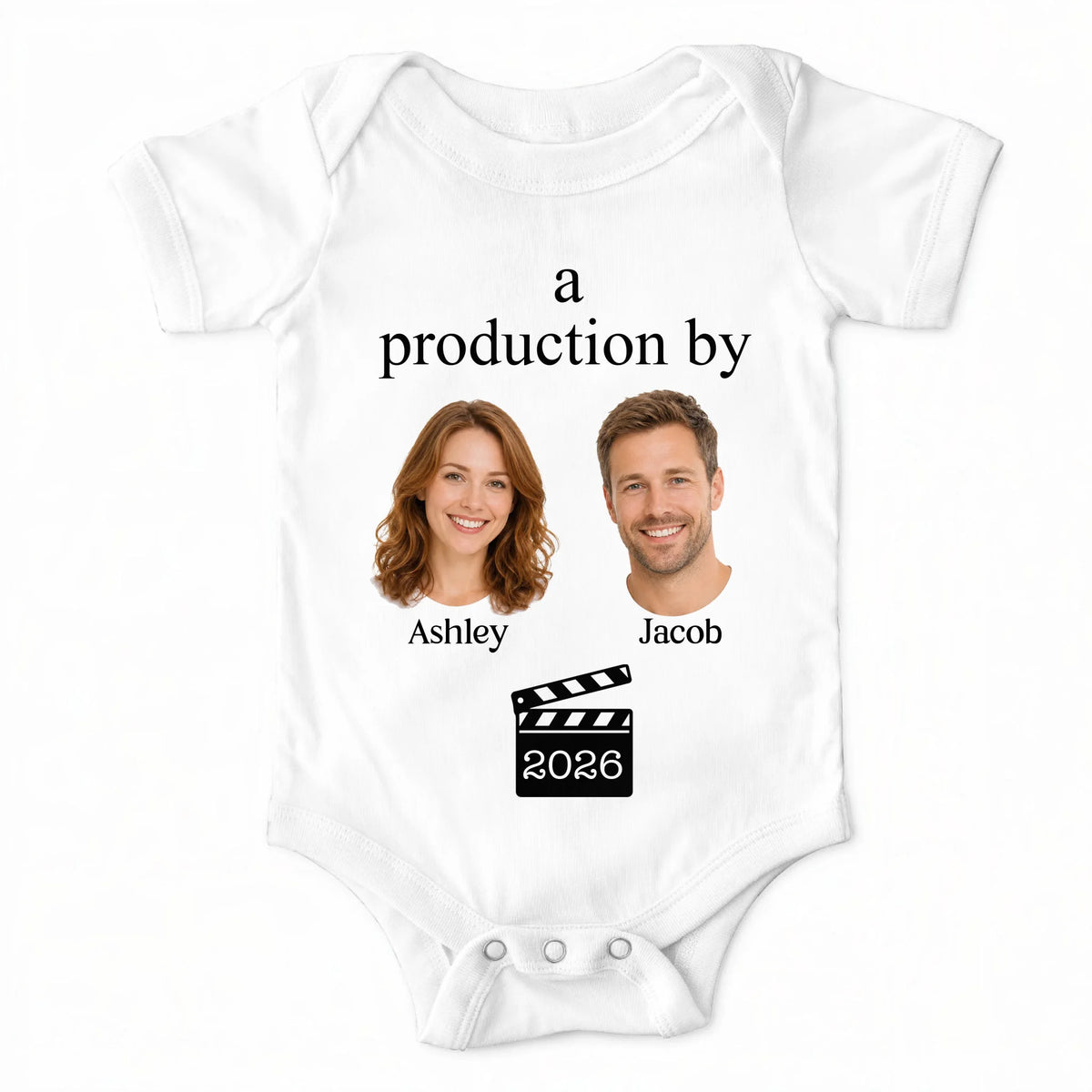 A Big Love Made From Mom & Dad - Personalized Baby Onesie, Gift For Mom, Dad, New Baby