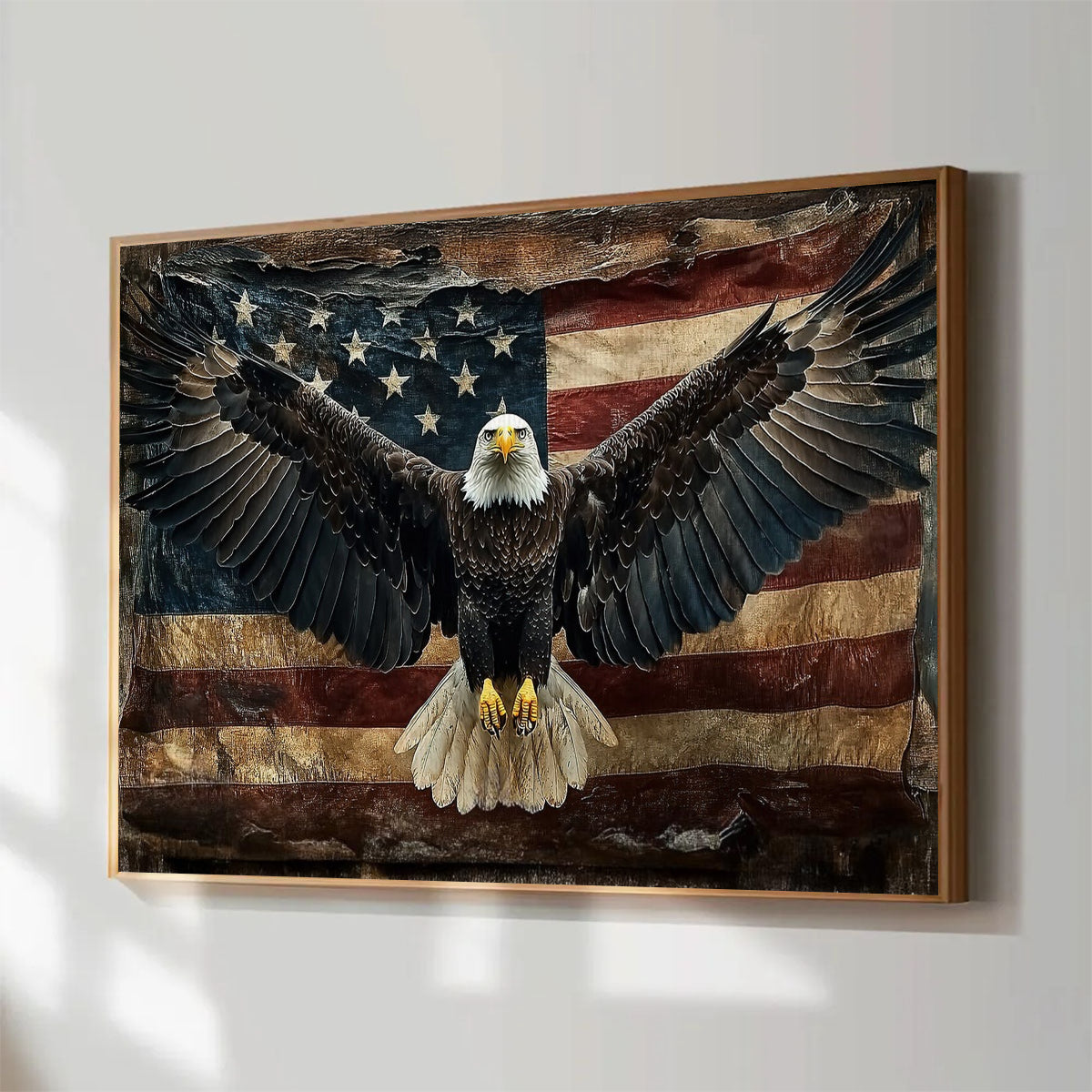 July 4th Eagle Poster-Gift For Christians, Eagle Lovers