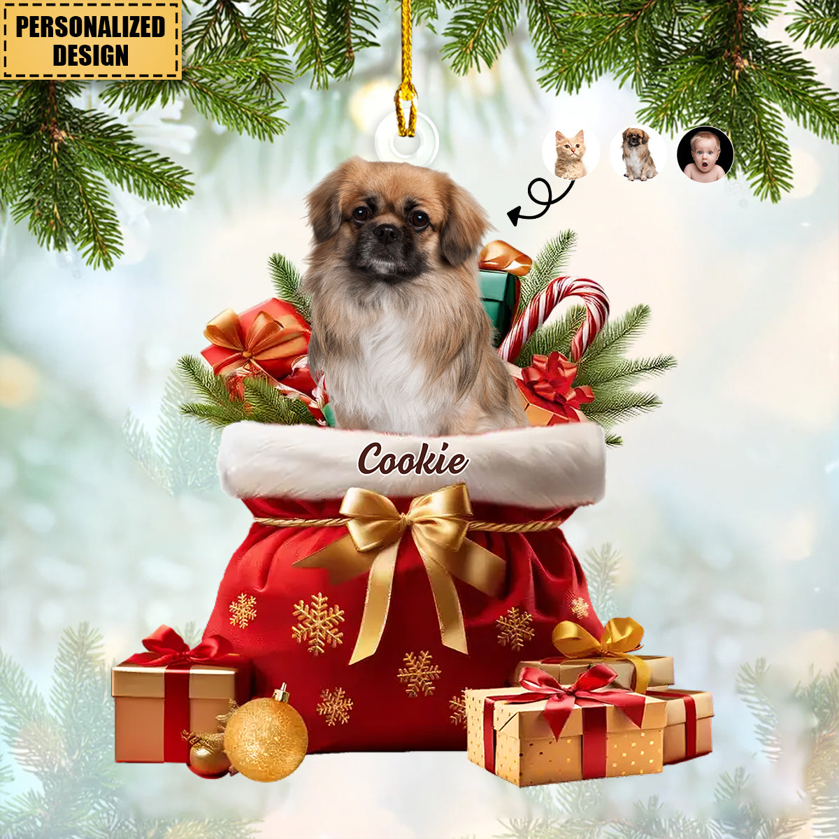 2024 New Release My Love Is The Best Present This Christmas-Personalized Ornament