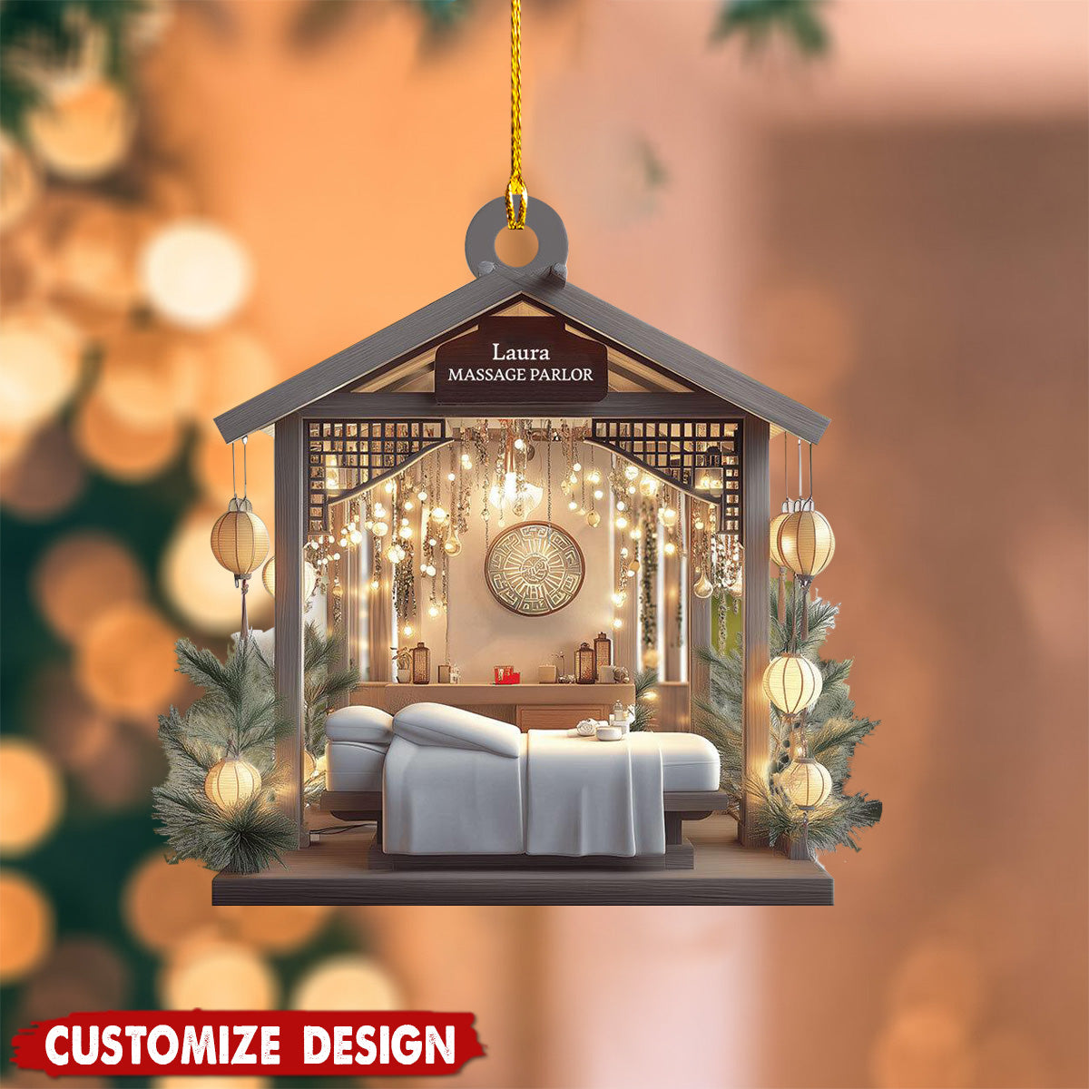 Personalized Massage Parlor Christmas Ornament-2024 New Release