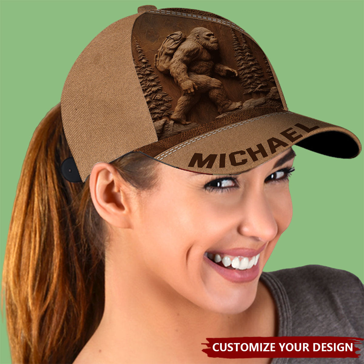 Sasquatch - Personalized Hiking Classic Cap