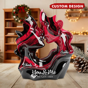 Personalized Couple Custom Shaped Acrylic Plaque