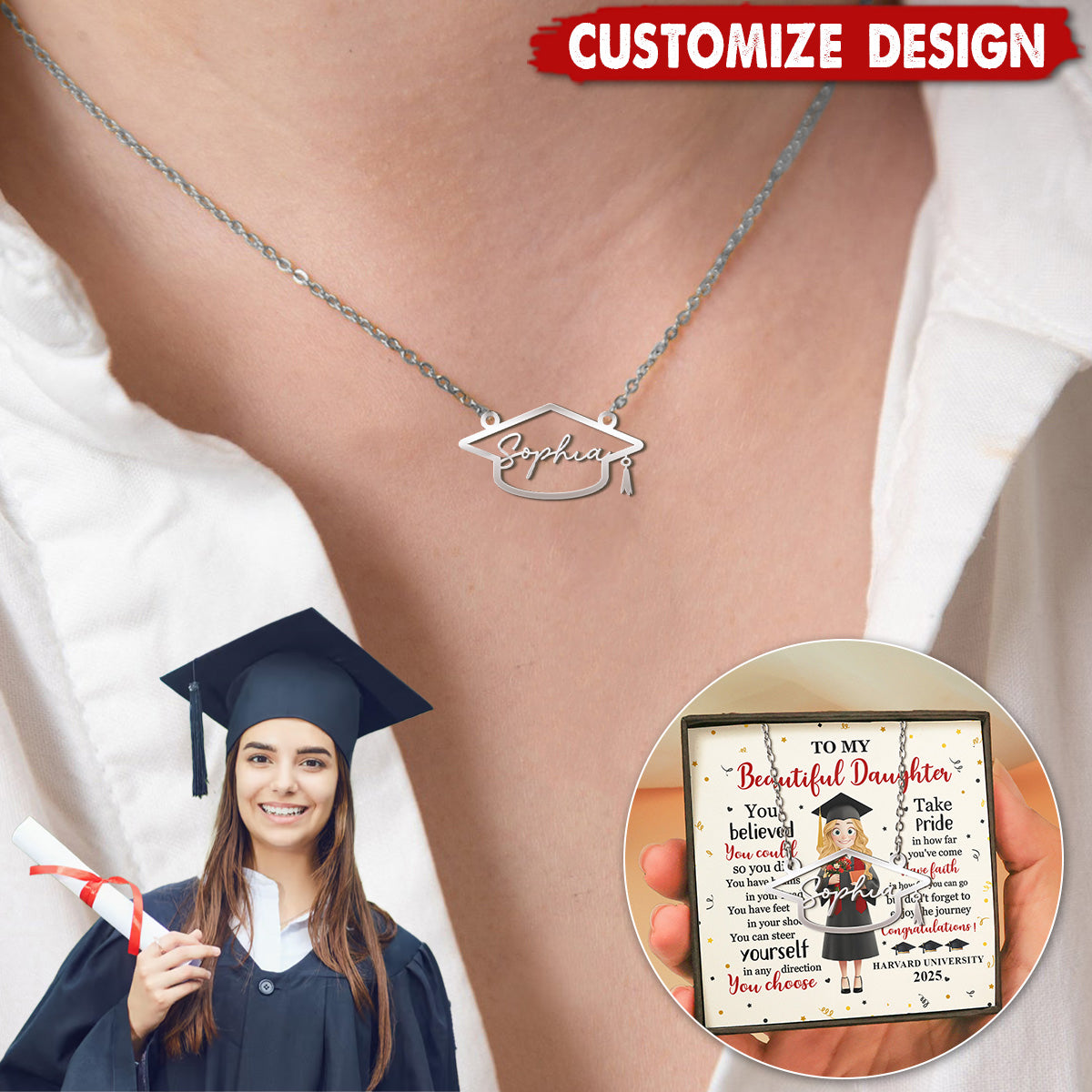 You've Worked So Hard To Make Your Dreams Come True - Custom Name Necklace
