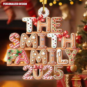 Personalized Family Christmas Ornament 2025-Gift For Family