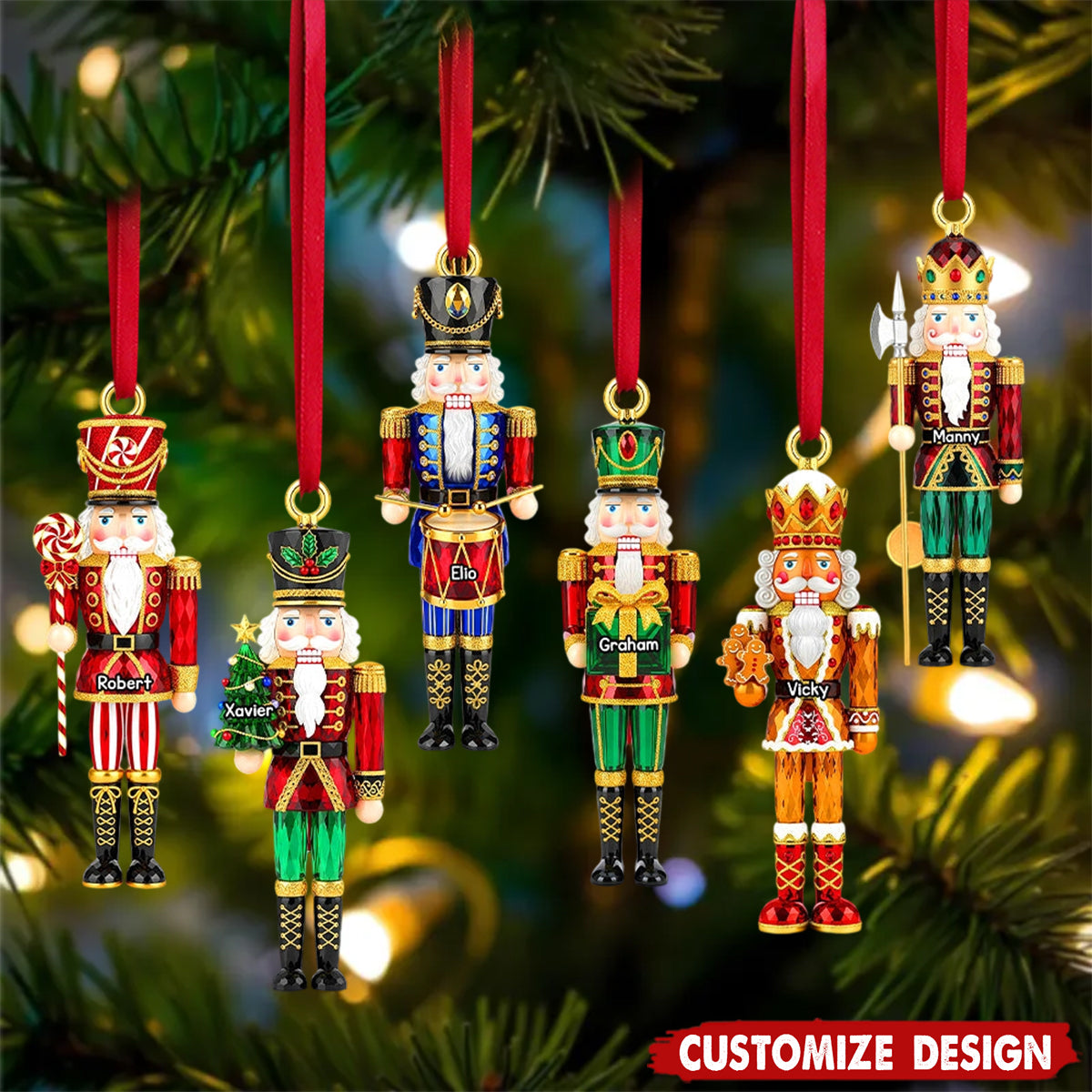 Personalized Nutcracker Christmas Ornament