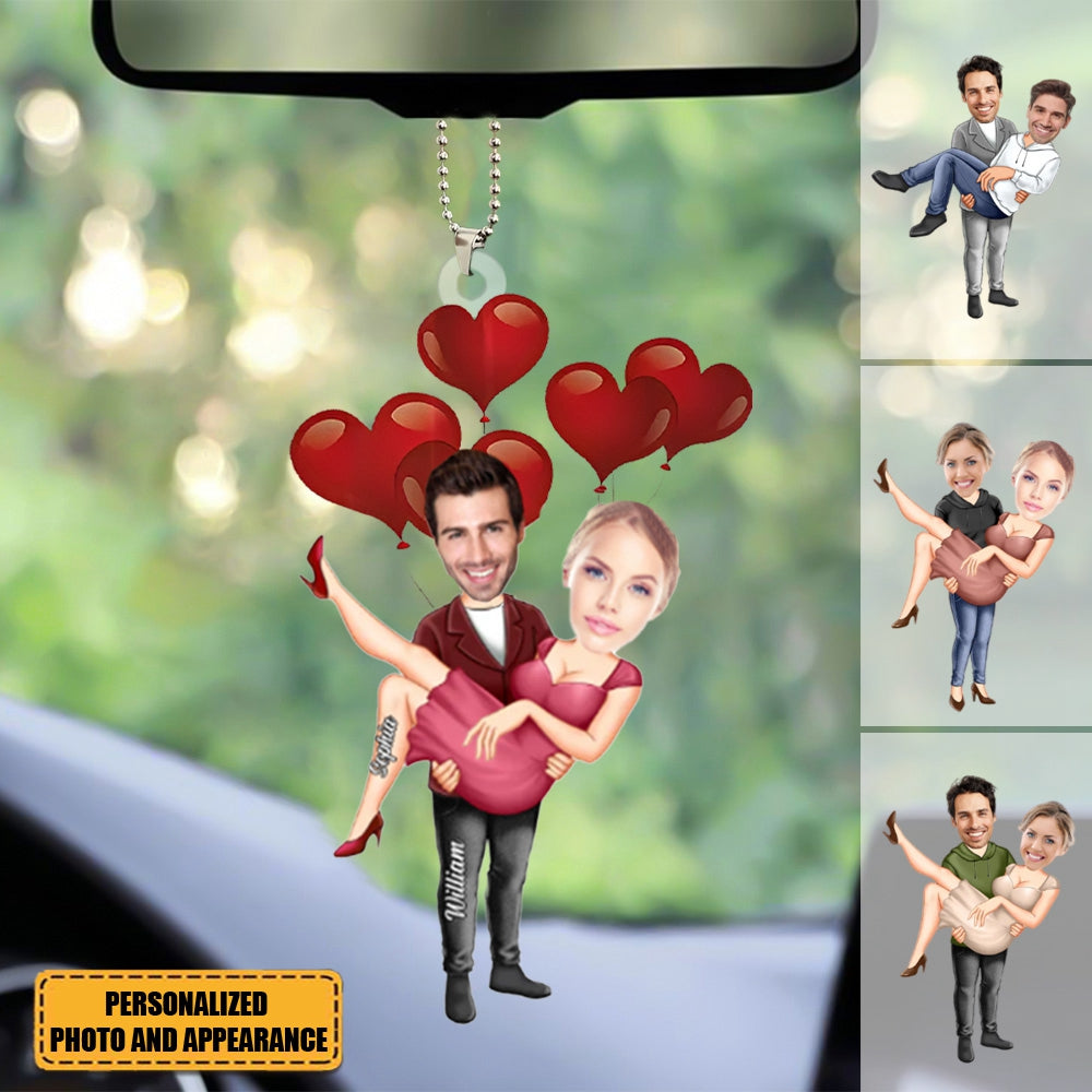 Personalized Photo Acrylic Ornament - Valentine's Day Gifts For Couples