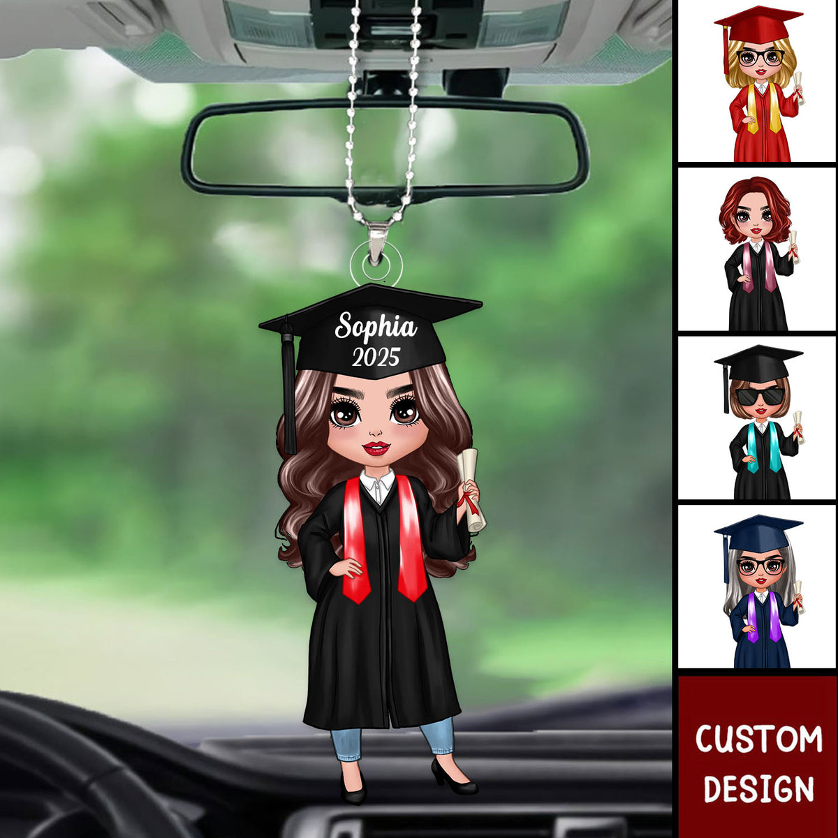 Class Of 2025 Senior Graduation Gift For Daughter - Personalized Acrylic Ornament