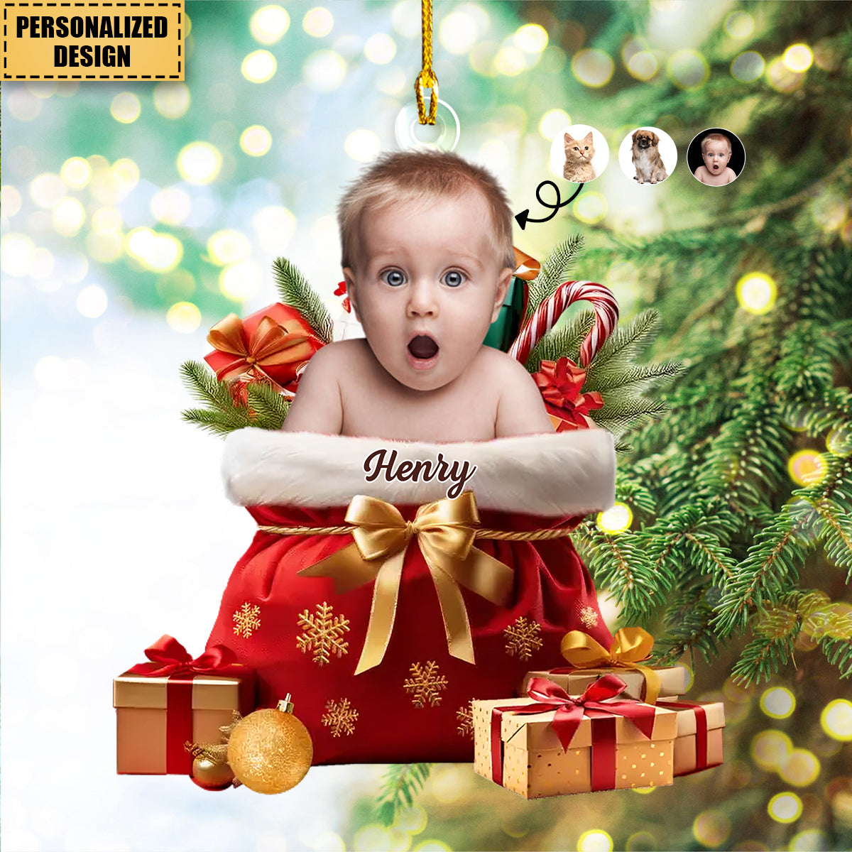 2024 New Release My Love Is The Best Present This Christmas-Personalized Ornament