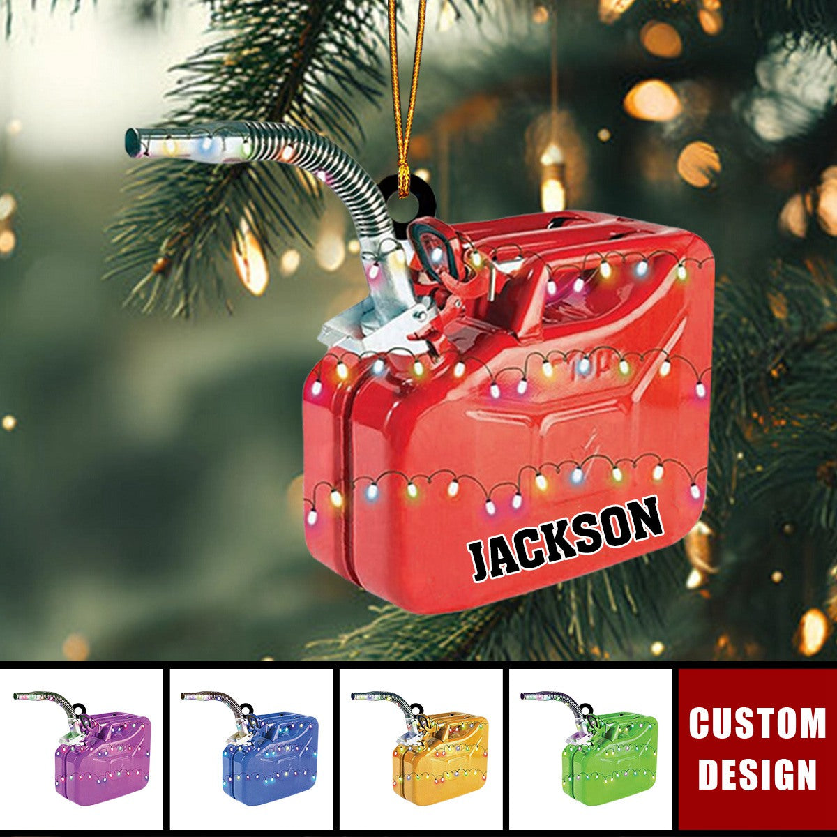 Personalized Gas Pump Christmas Ornament-2024 New Release