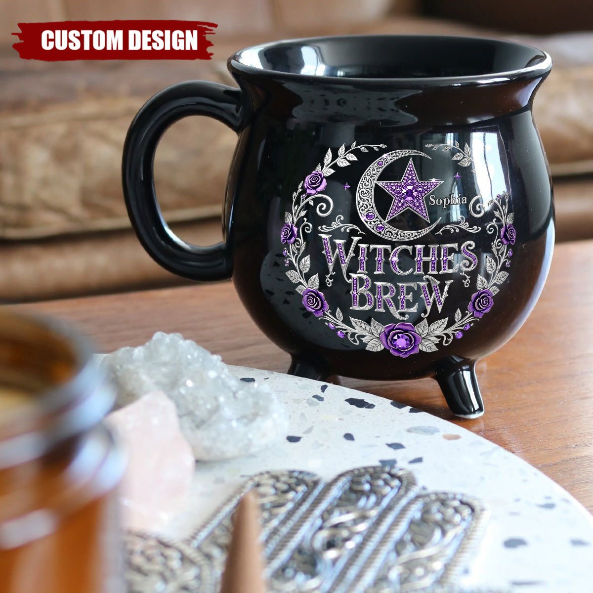 Witches Brew - Personalized Witch Cauldron Mug