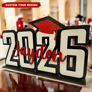 Class of 2026 Photo Personalized  Acrylic Plaque, Grad Gift Unique, Graduation Party Decoration