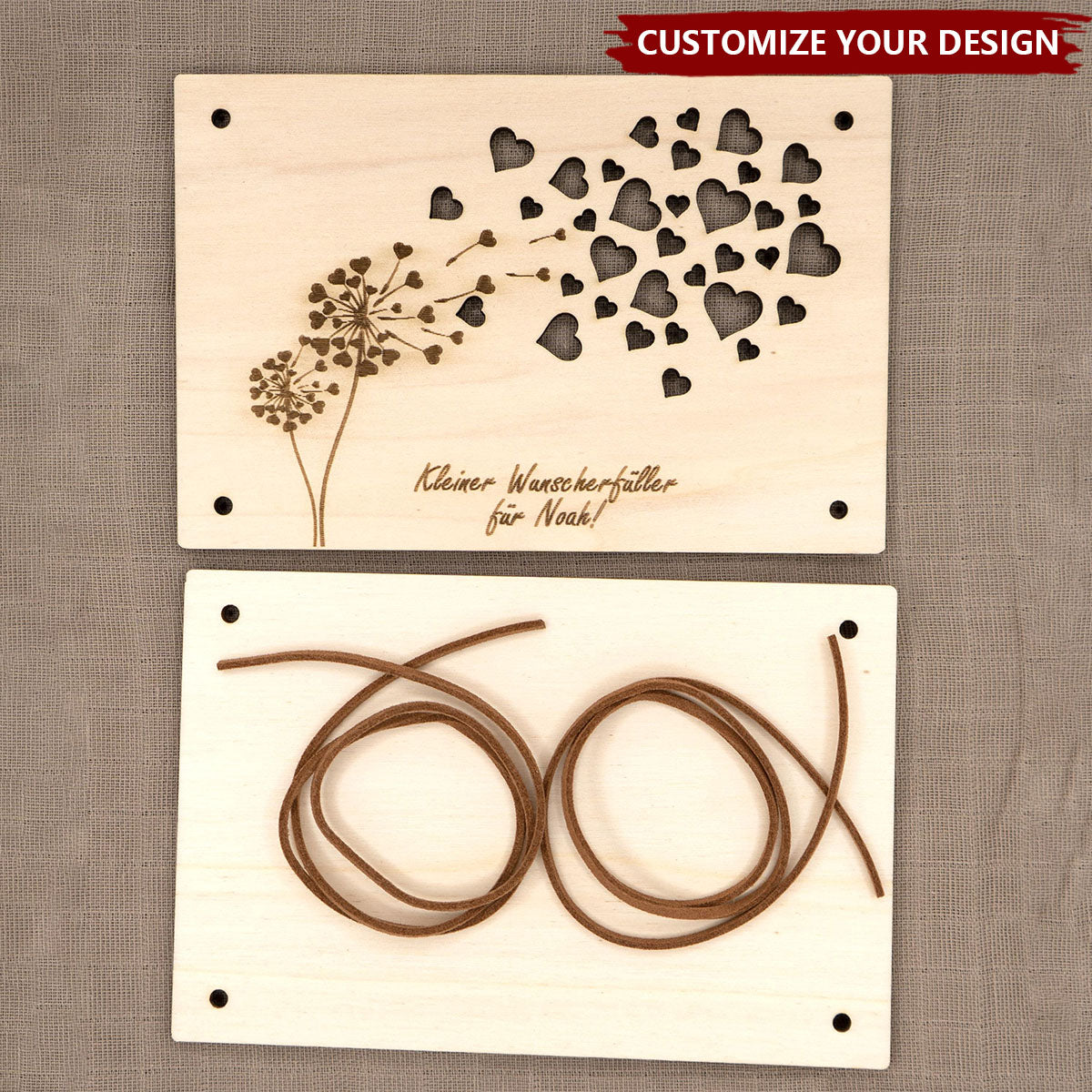 Personalized Money Gift Wish Fulfiller - Wooden Gift Money Holder