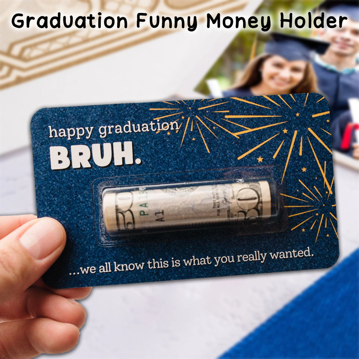 Graduation Funny Money Holder, Gift for Grad