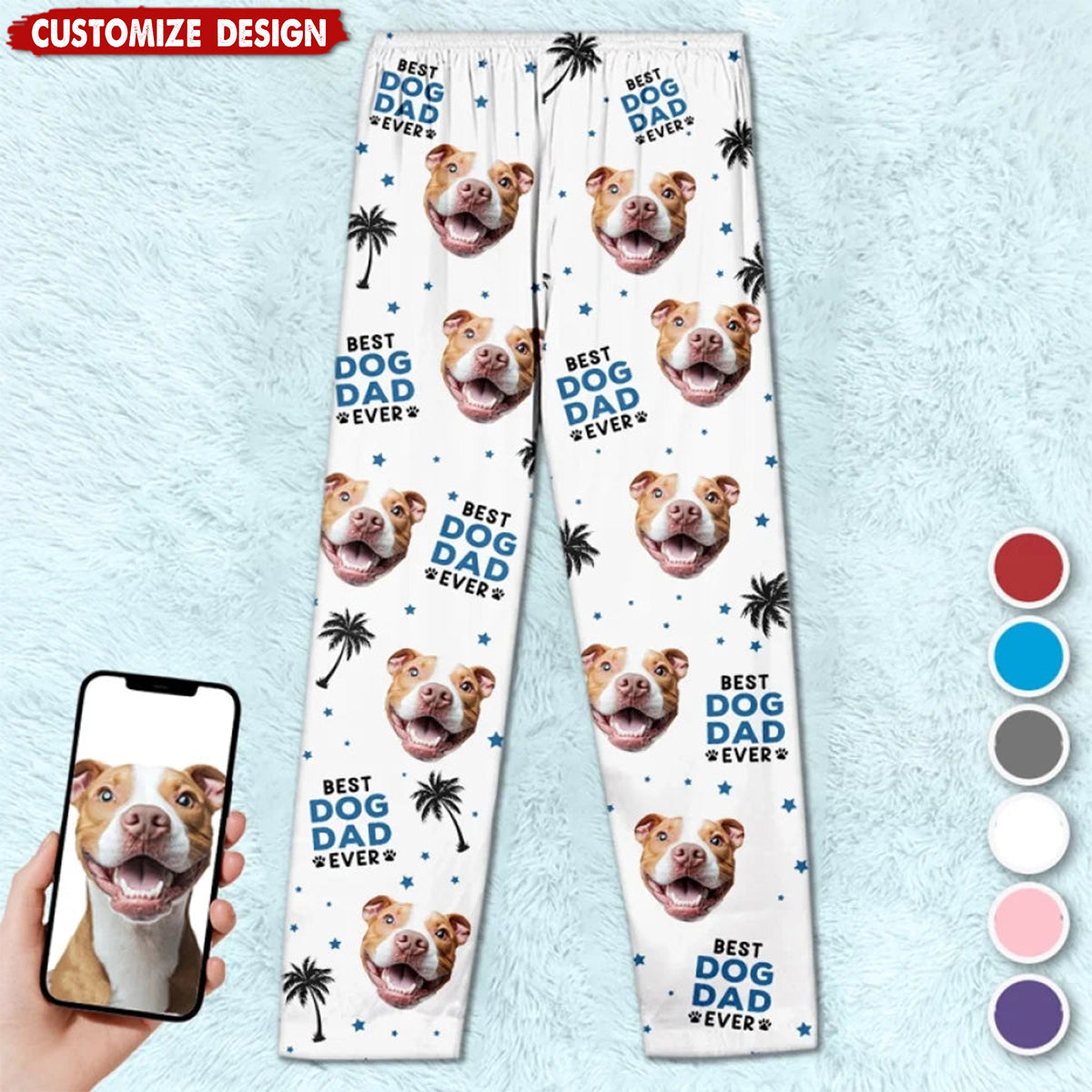 Evеry Paw Stеp Is A Lovе Notе Writtеn On My Hеart-Dog & Cat Personalized Pajama Pants