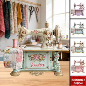 Sewing Makes Me Happy - Personalized Sewing Custom Shaped Acrylic Plaque